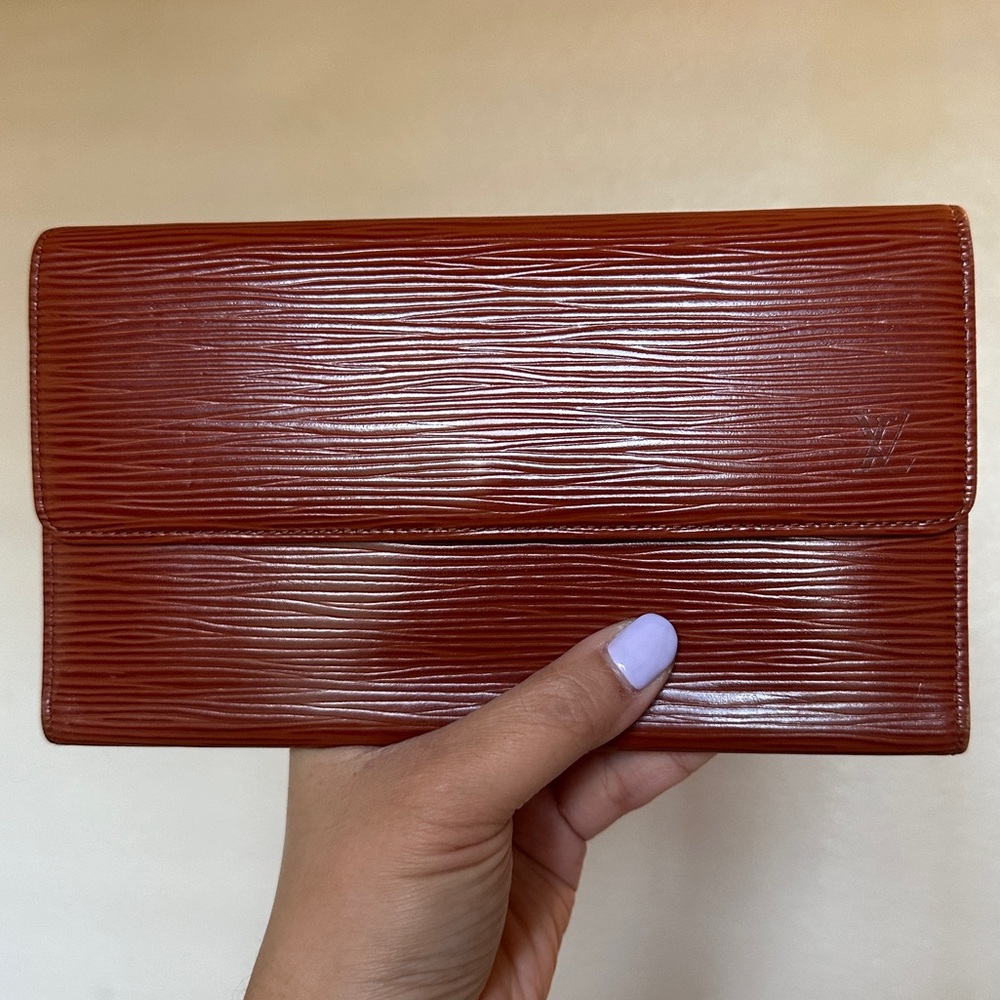 Louis Vuitton International Epi Leather Trifold Long Wallet